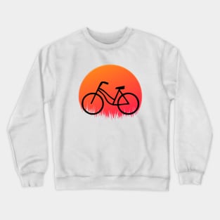 Cycling Retro Vintage Sunset Style Crewneck Sweatshirt